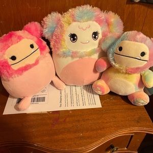Squishmallow Bigfoot bundle